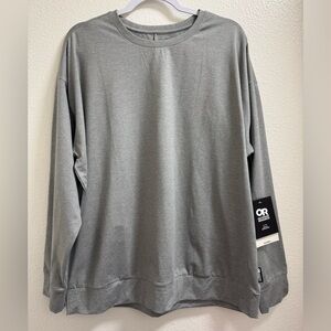 Outdoor Research Melody Long Sleeve Shirt Stretch ActiveTemp Heather Womens XL